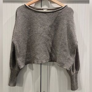Garage Cropped Knit Long Sleeve